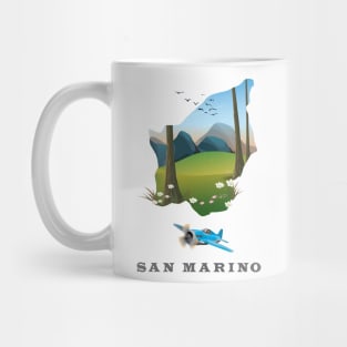 San Marino Map Mug